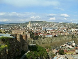 Тбилиси. Вид с крепости Нарикала